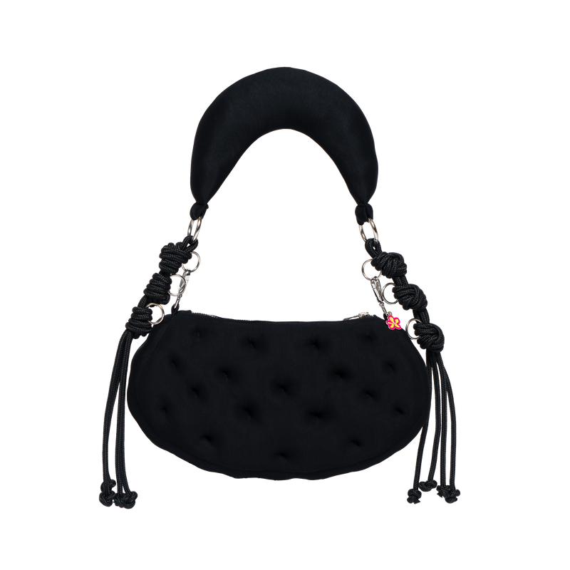 Mini Moonflower Purse (black)