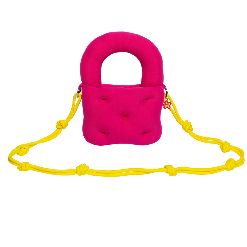 Mini Plush Purse (Fuchsia)