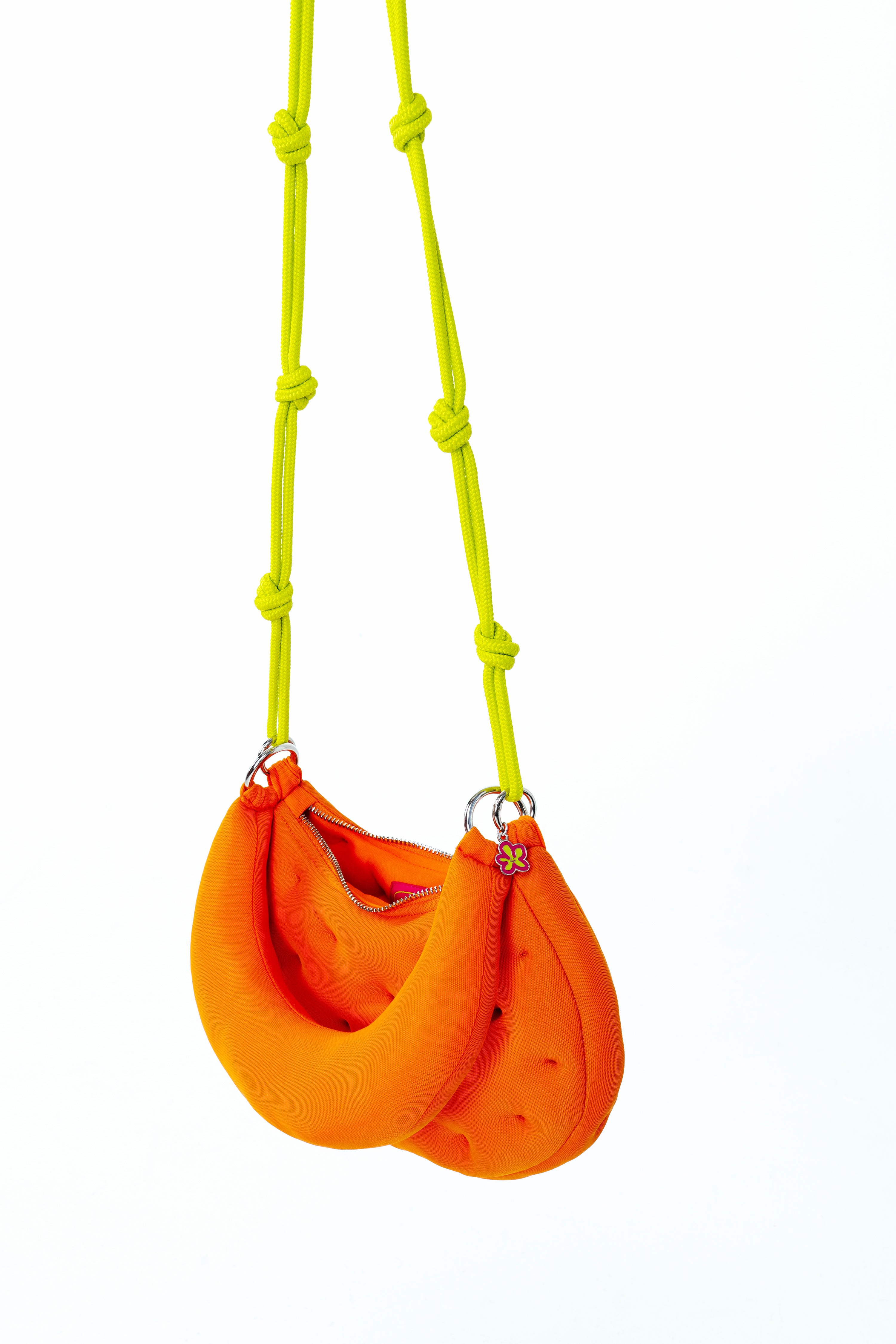 Shaped Sling Bag - Orange/Black – Aditi Trends