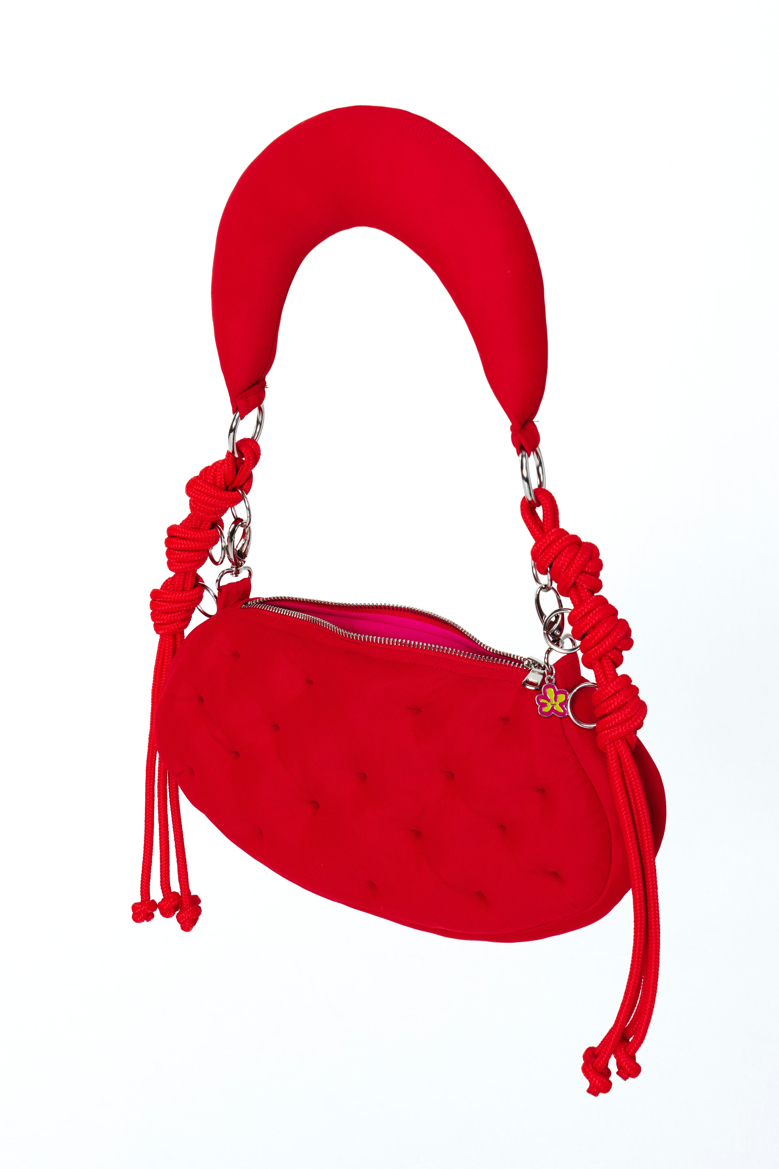 Amour Bag – Natural and Red