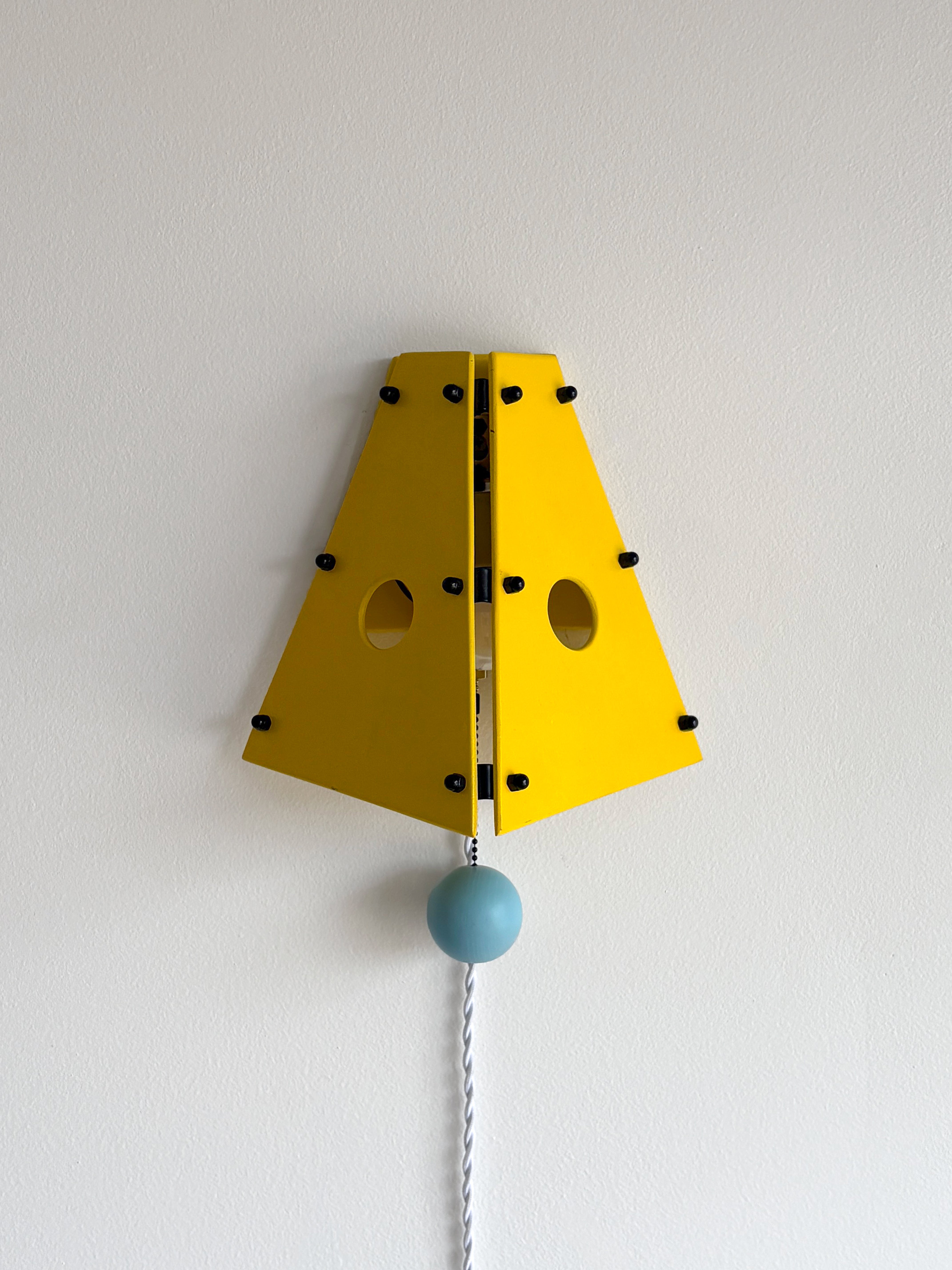 Block Sconce - Yellow