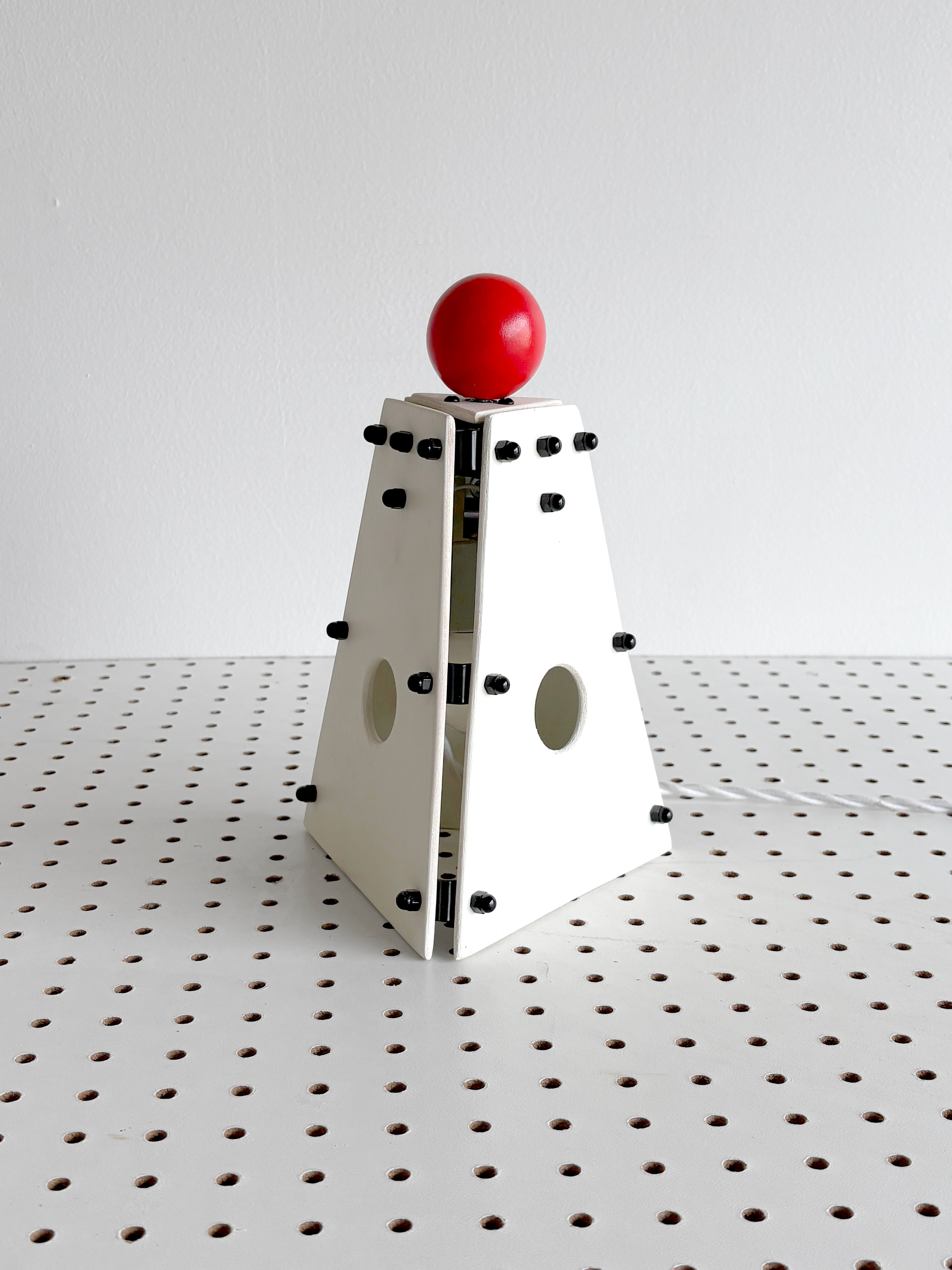 Red Nose Table Lamp - White