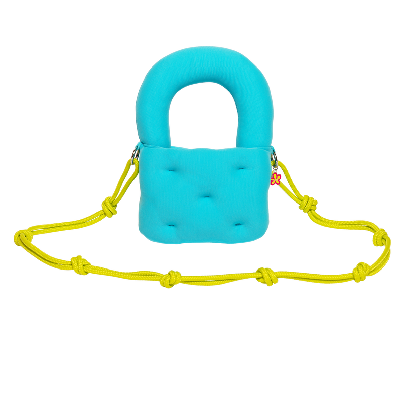 Mini Plush Purse (Turquoise)